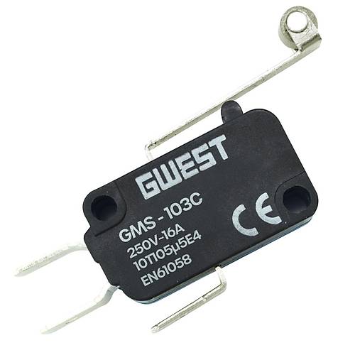 Gwest GMS-103C Uzun Kollu Metal Makaral Mikro Switch 10A