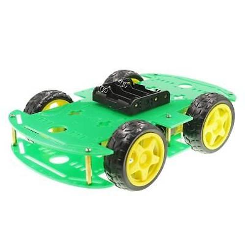 4WD Yeil ase Tekerlekli Araba Kiti