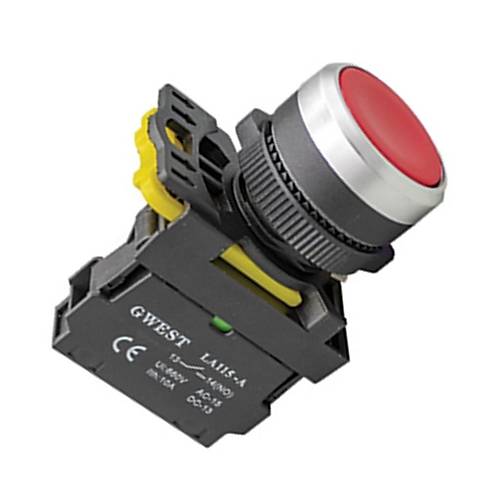 Gwest A5-01 22mm Krmz Yayl Buton 1NC