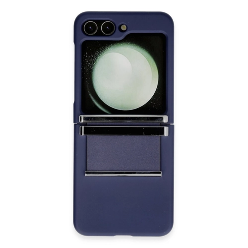 Newface Samsung Galaxy Z Flip 6 Klf Belt Flip Kapak - Lacivert