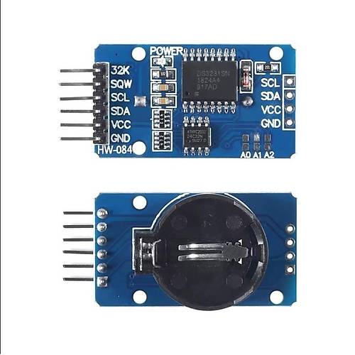 Arduino DS3231 Hassas RTC ve 24C32 Hafza Modl
