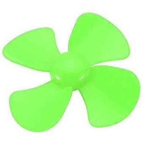 4 Kanatl Plastik Pervane 56mm - Yeil