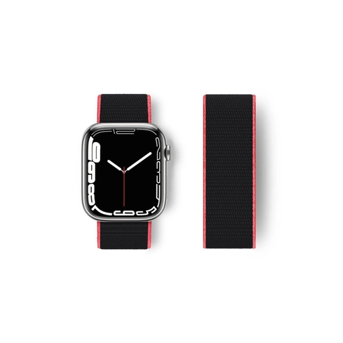 Newface Apple Watch 38mm Hasrl Crtcrtl Kordon - Pembe-Siyah