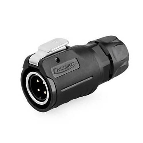 LP-16-C04PE-01-001 4-Pin Su Ge�irmez Konnekt�r - Erkek