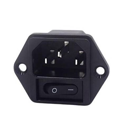 HD-901 Erkek Power Soketi T85 On-Off Anahtarl