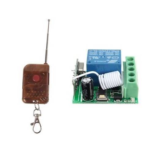 Rf Kablosuz 1 Kanal Rle Modl Kumanda Seti 12V 10A