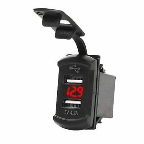 Ekranl 5V 2.1A ift kl USB arj Modl Krmz