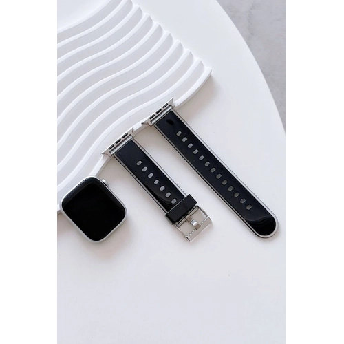 Movenchy Watch 45mm Jelly Silikon Kordon - Siyah