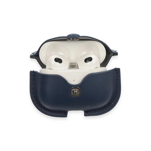Newface Airpods 3 (3.nesil) anta Deri Klf - Lacivert