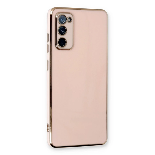Newface Samsung Galaxy S20 FE Klf Volet Silikon - Pembe