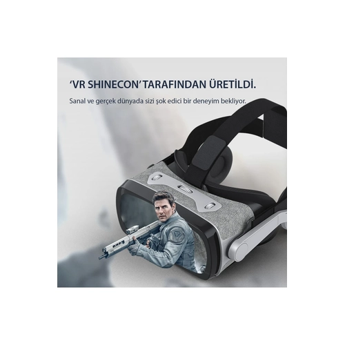 Newface Shinecon SC-G07E 3D Sanal Gereklik Gzl - Siyah