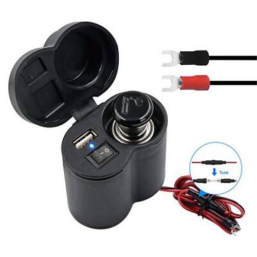 Su Geçirmez Çok Fonksiyonlu USB Şarj Cihazı ve Çakmaklık