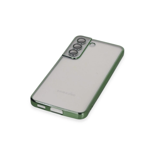 Newface Samsung Galaxy S22 Klf Razer Lensli Silikon - Yeil
