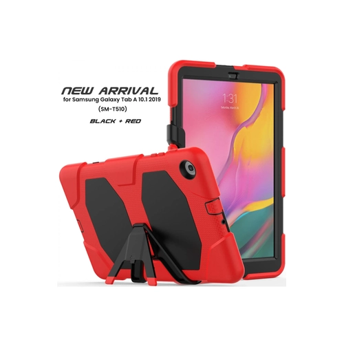 Newface Samsung Galaxy T510 Tab A 10.1 Klf Griffin Tablet Kapak - Krmz