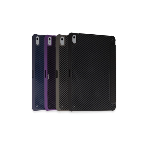 Newface iPad Pro 11 (2024) Klf Color Karbon Tablet Klf - Derin Mor