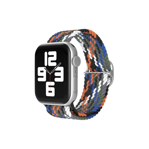Newface Apple Watch 38mm Star Kordon - Gri-Turuncu