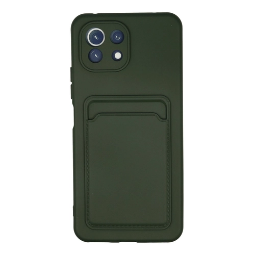 Newface Xiaomi M 11 Lite Klf Kelvin Kartvizitli Silikon - Koyu Yeil