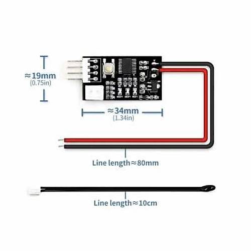 VHM-802 Scaklk Kontroll Fan Devresi 12V