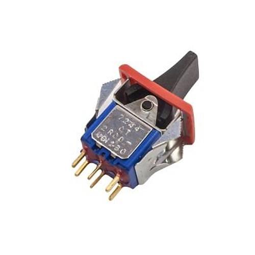 7244 ON-OFF-ON Yayl 6-Pin Toggle Switch
