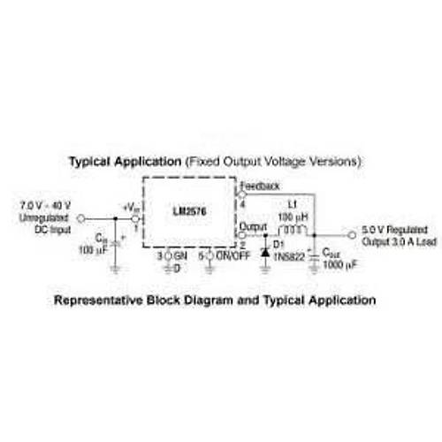 LM2576T-5.0 Voltaj Reglatr - TO220