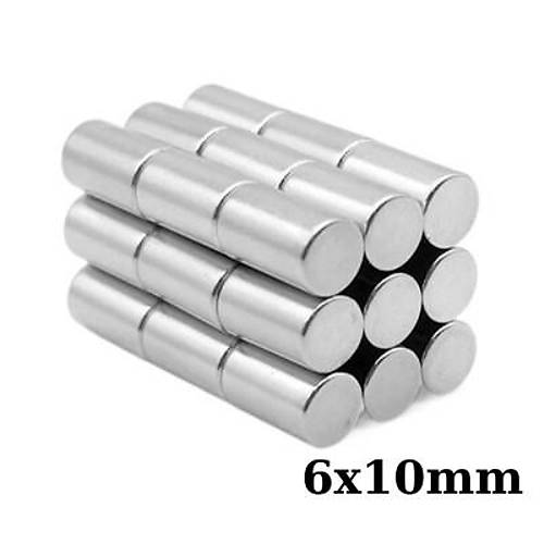 6x10mm Neodyum Gl Mknats - Neodim Magnet