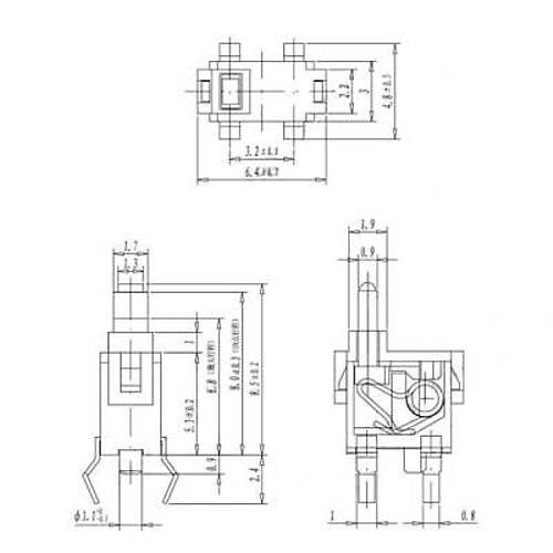 HD-01-A Micro Switch 4-Pin