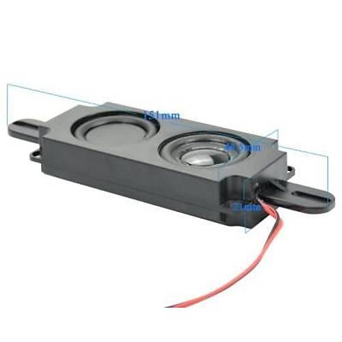 Hoparlr ifti JST Soketli 100x45mm 8 ohm 8? 5W