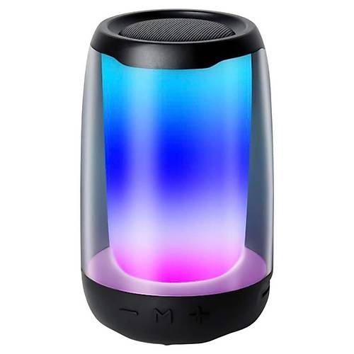 Divex Pluse 4 Mini Tanabilir RGB Ledli Siyah Bluetooth Hoparlr DM-90