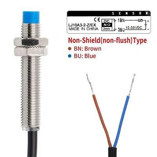 LJ10A3-2-Z/EX 6-36V 2mm NO Endktif Mesafe Sensr