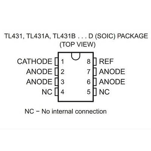 TL431 SMD SOIC-8 Entegre