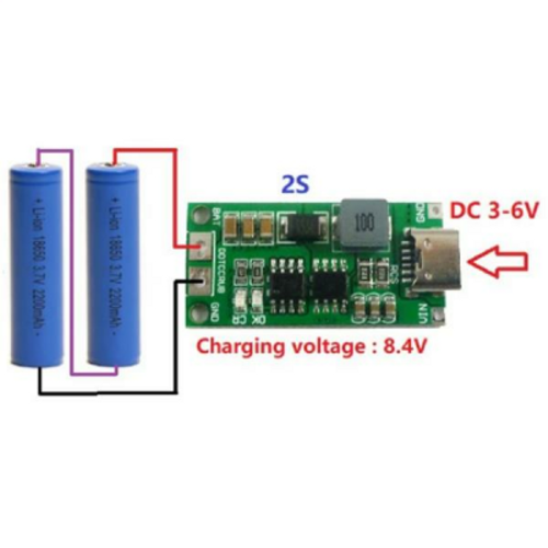 2S 8.4V 2A Li-ion & Lipo Pil arj Devresi