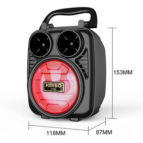 KIMISOSD/USB/FM Bluetooth RGB Ikl Mzik Kutusu Hoparlr DM-109
