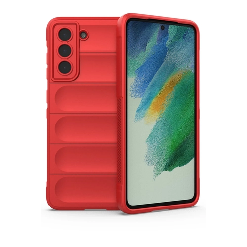 Newface Samsung Galaxy S21 FE Klf Optimum Silikon - Krmz