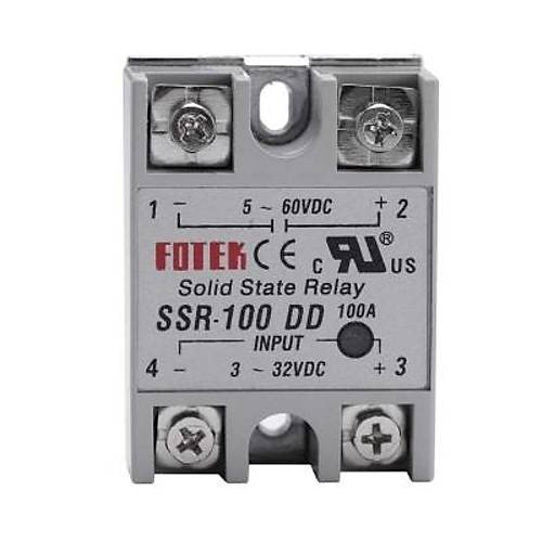 SSR-100DD Solid State Rle 100A - 3-32VDC Giri 5-60VDC k