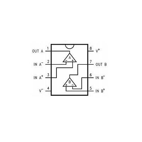 LMV358M SOIC-8 SMD Amplifikatör Entegresi