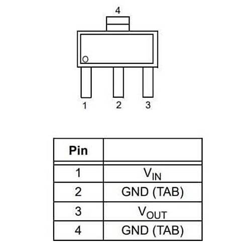 MCP1825S-3302E/DB SOT-223-3 Lineer Voltaj Regülatörü