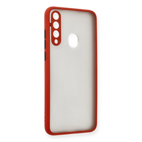 Newface Huawei Y6P Klf Montreal Silikon Kapak - Krmz