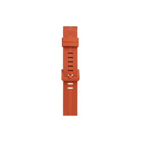 Newface Apple Watch 38mm KR408 izgili Silikon Kordon - Turuncu