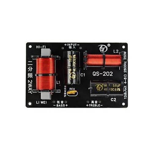 QS-202 350W 2800Hz 2 Yollu Hoparlr Crossover Ses Filtresi Frekans Blc