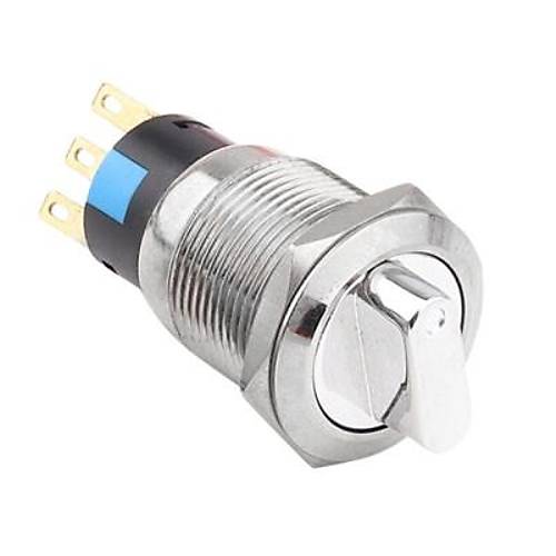 19X-P1 19mm Anahtarl Mandal Buton 1NO+1NC