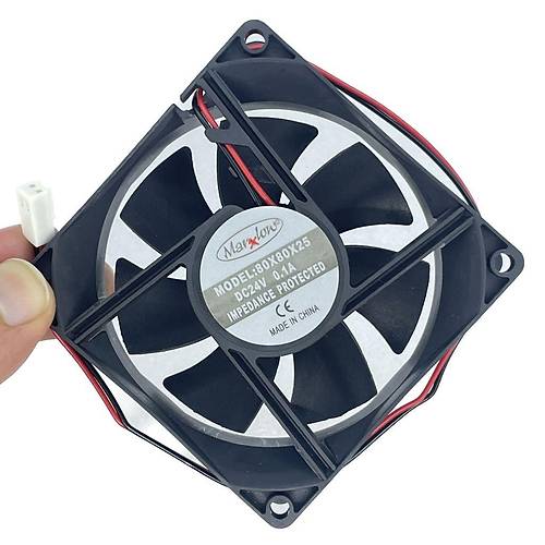 IC-216 Kare Fan 80x80x25mm 12V DC 2 Kablo