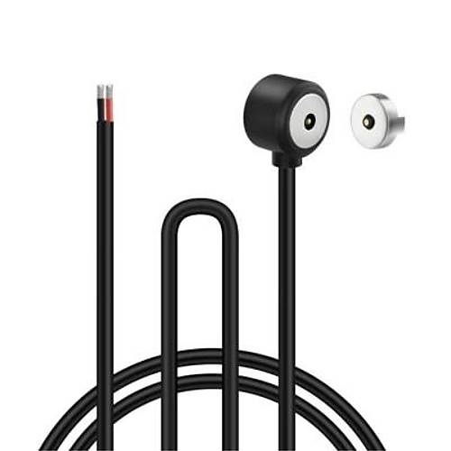 2-Pin 15mm 90C Kablolu Pogo Pin Manyetik Konnektr Takm
