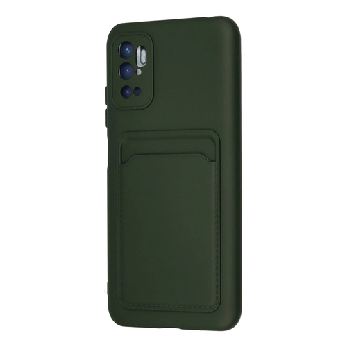 Newface Xiaomi Redmi Note 11 SE Klf Kelvin Kartvizitli Silikon - Koyu Yeil