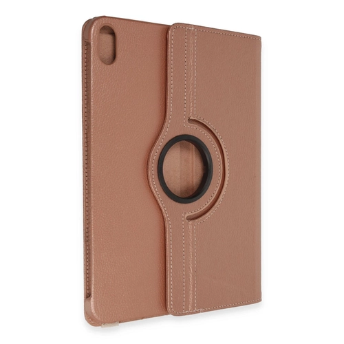 Newface iPad 2022 10.9 (10.nesil) Klf 360 Tablet Deri Klf - Rose Gold