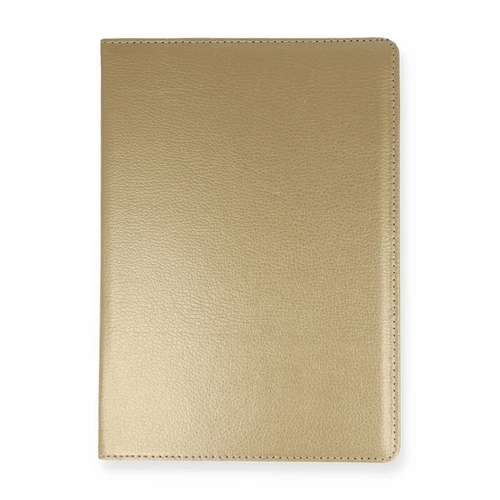 Newface Samsung Galaxy Tab A9 Klf 360 Tablet Deri Klf - Gold
