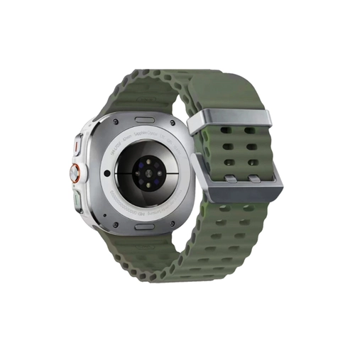 Newface Watch 7 Ultra KR417 Rug Silikon Kordon - Koyu Yeil