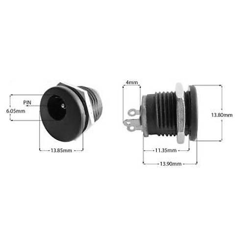 Adaptör Fişi Şase Yuvarlak 2.5mm