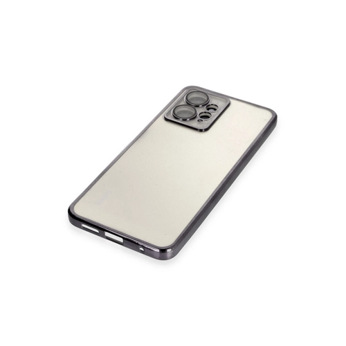 Newface Xiaomi Redmi Note 12 4G Klf Razer Lensli Silikon - Siyah