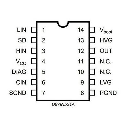 L6386 SMD SO14 Entegre