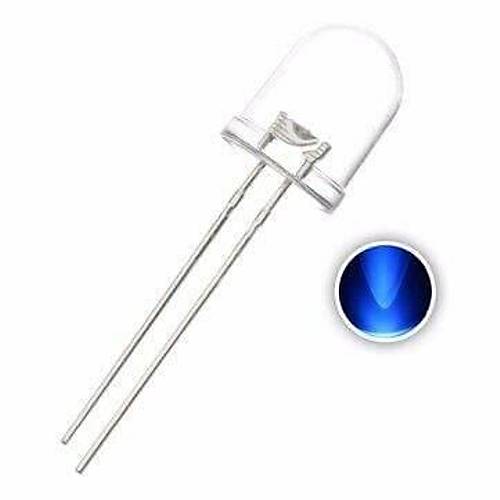 10mm effaf Mavi Led - 10 Adet